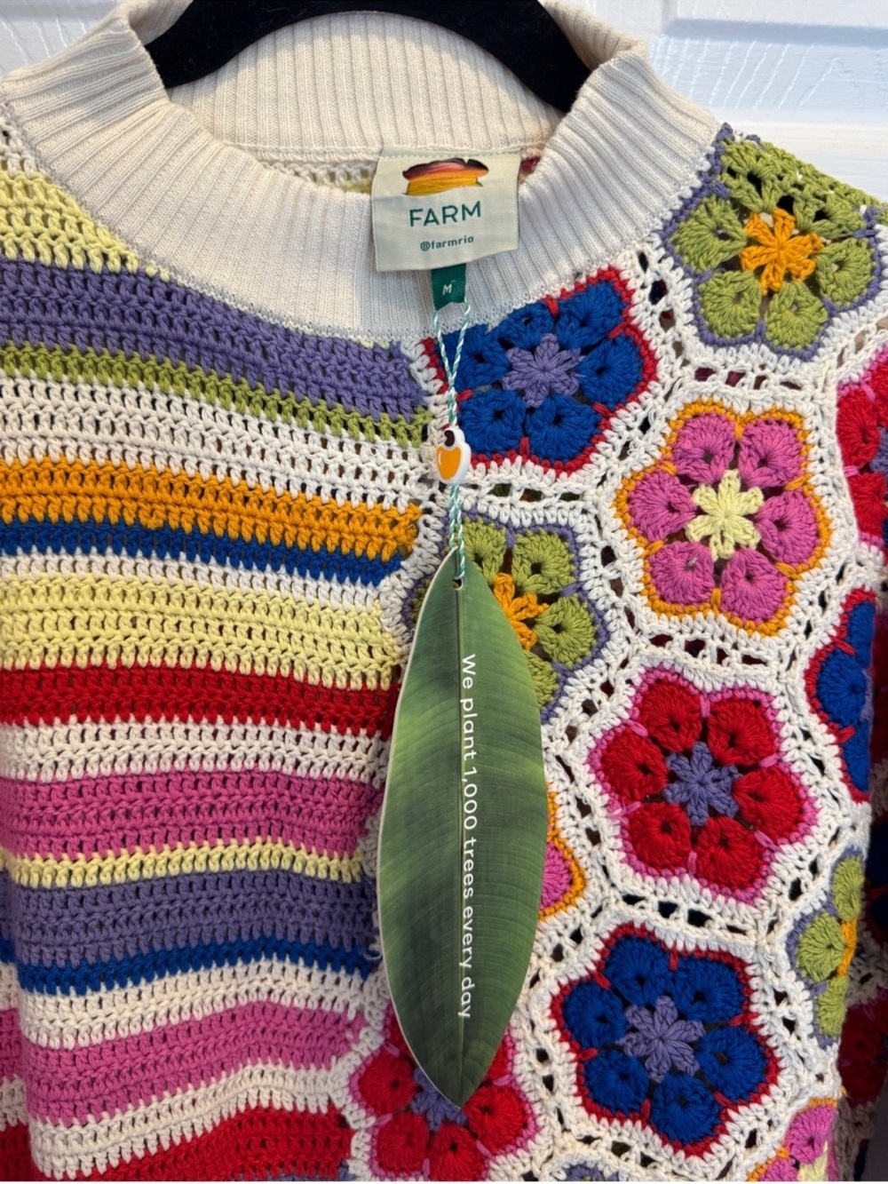 Farm Rio Crochet Sweater - Picture 4 of 5